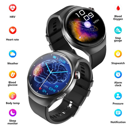 2025 New 1.55-inch Disc Smart Watch Health Tracker Health Manager