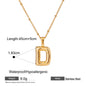 Stainless Steel Letter Necklace Advanced