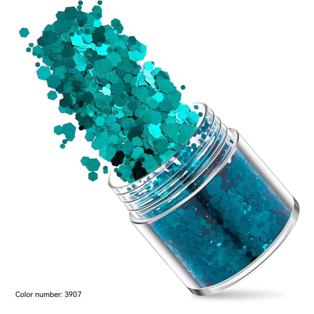 Green Manicure Set 12 Colors Mixed Nail Sequins Glitter Powder Gradient Laser Powder