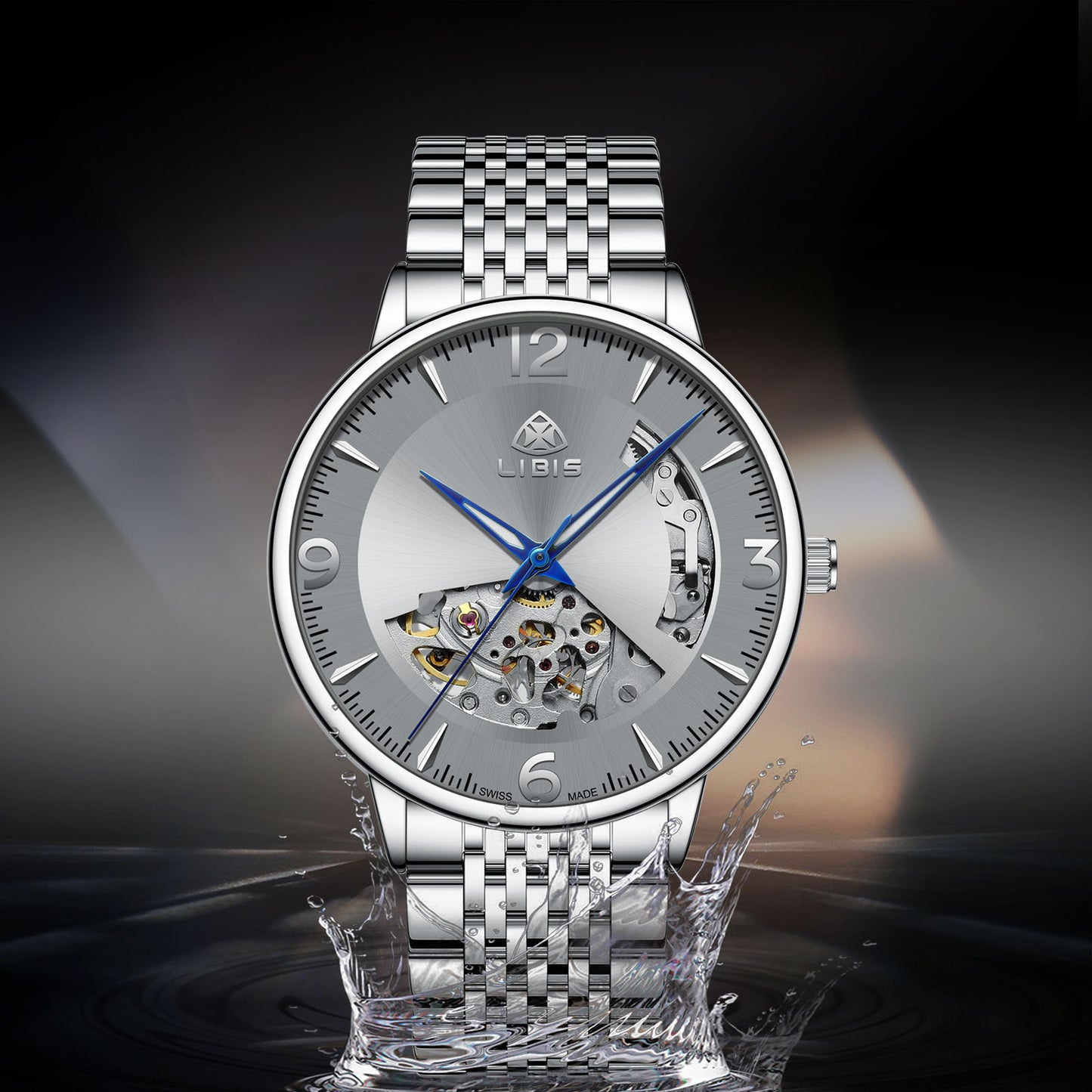 Luminous Waterproof Men's Automatic Mechanical Steel Watch