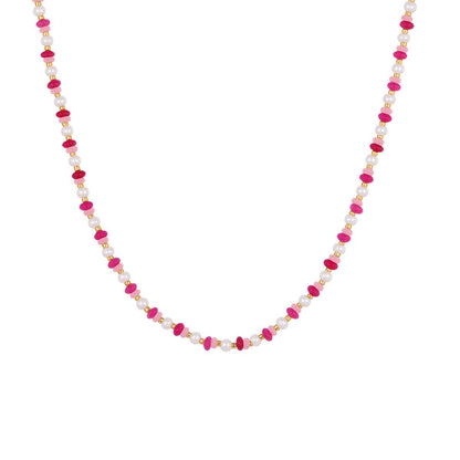 Cross-Border Sweet Resin Beaded Necklace