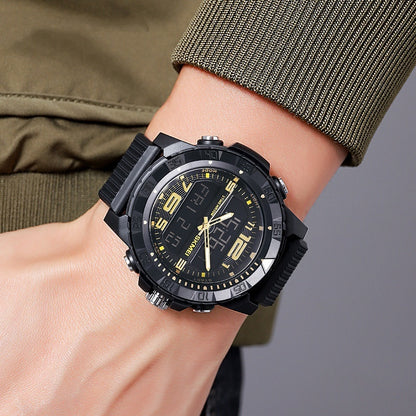 Dual Display Multifunctional Waterproof Electronic Watch Outdoor Sports