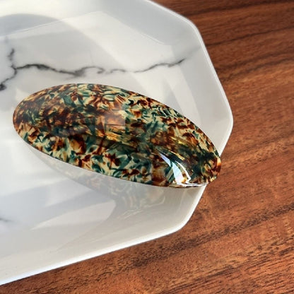 Oval Hairpin Half Tie Hair Clips Hair Accessories Back Head Hairpin Headwear Spring Clip Top