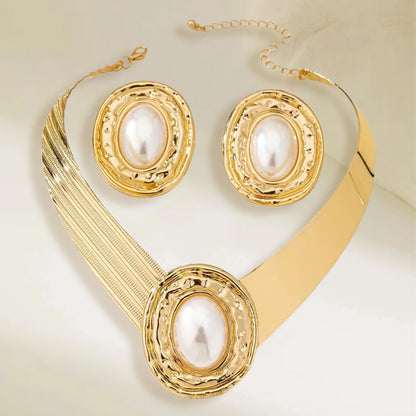 Personalized Retro Literary Creativity Ornament Set Necklace