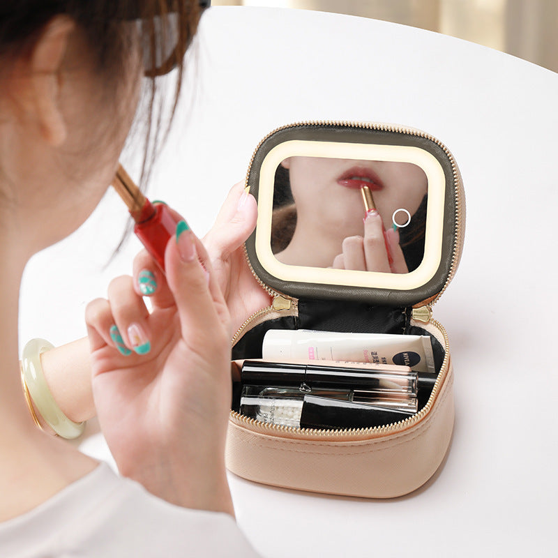 Cosmetic Bag Portable With LED Light