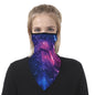 Outdoor Riding Ear Digital Printing Triangle Scarf