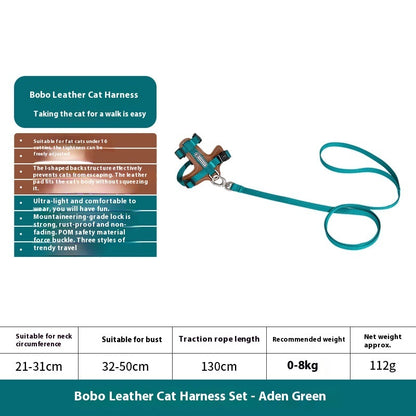 Cat Chest Back Haulage Rope Package I-shaped Vest Chest Back Pet Supplies