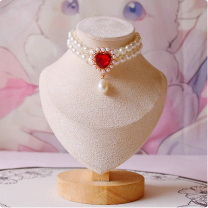 Cat Pet Jewelry Water Drop Pendant Rabbit Necklace