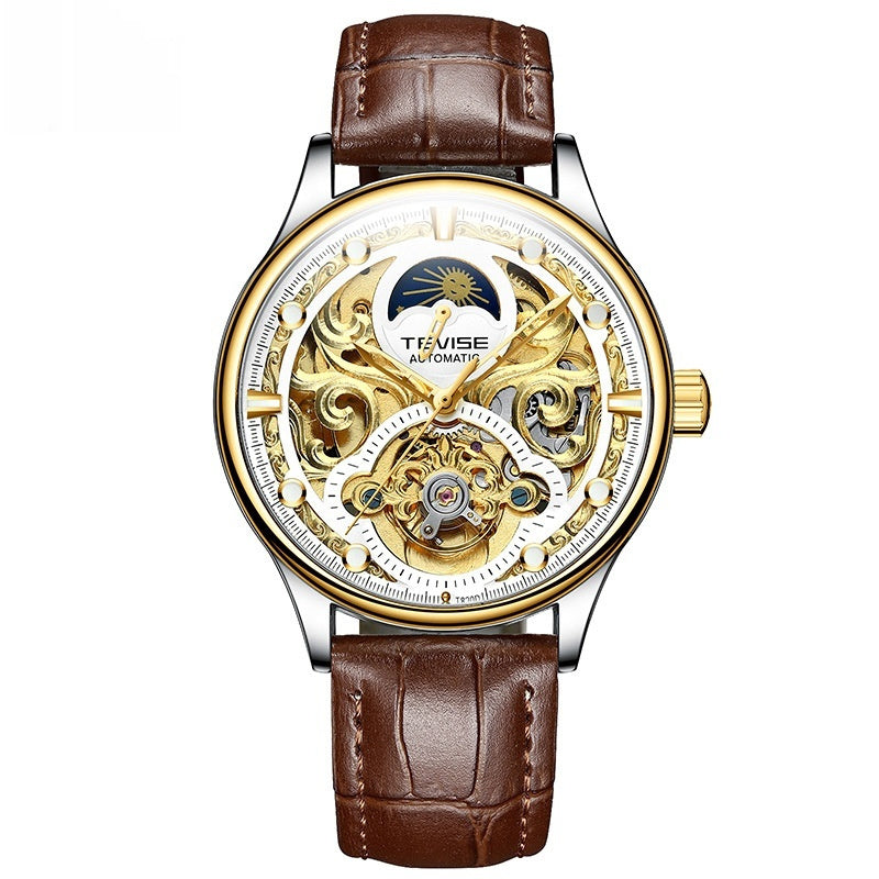 Waterproof Business Leisure Automatic Belt Men's Mechanical Watch