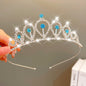 Sweet Fashion Jewelry Hair Accessories Multicolor Pearl Crown Banquet Birthday Fashion Princess Headband Girl Kawaii Crown Crown Headband Headgear Headgear Crystal  Wedding Party Hair Accessories