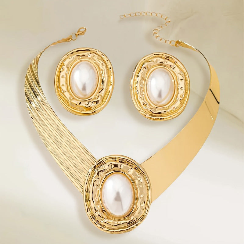 Personalized Retro Literary Creativity Ornament Set Necklace