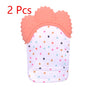 Baby teether baby anti-bite silicone molar gloves children's sound toys