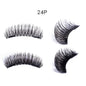 3D double magnet false eyelashes 24P double magnet false Mascara free magnetic false eyelash double magnet eyelashes