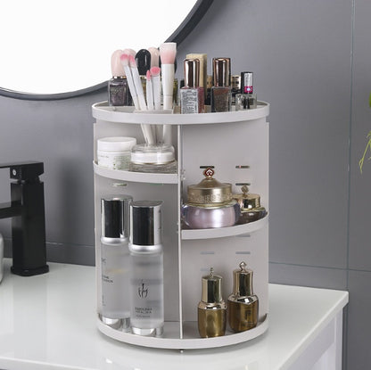 360 degree rotating acrylic cosmetic storage box