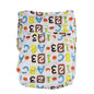 Adult Snap Button Cloth Diapers Printed Washable Breathable Care Products