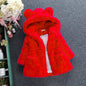 Girls faux fur winter jacket