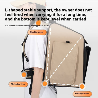 Pet Cat And Dog Tent Large Capacity Portable Breathable Backpack Cat Bag