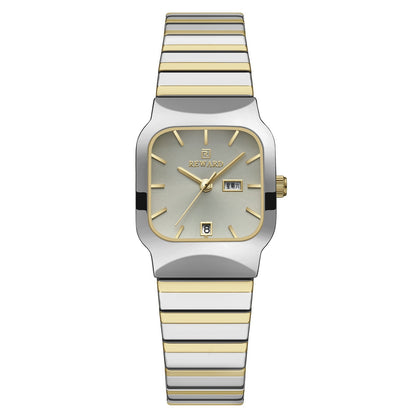 Square Double-point Casual Couple Functional Watch