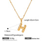 Stainless Steel Letter Necklace Advanced