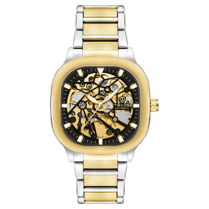 Waterproof Automatic Luminous Square Hollow Men's Watch