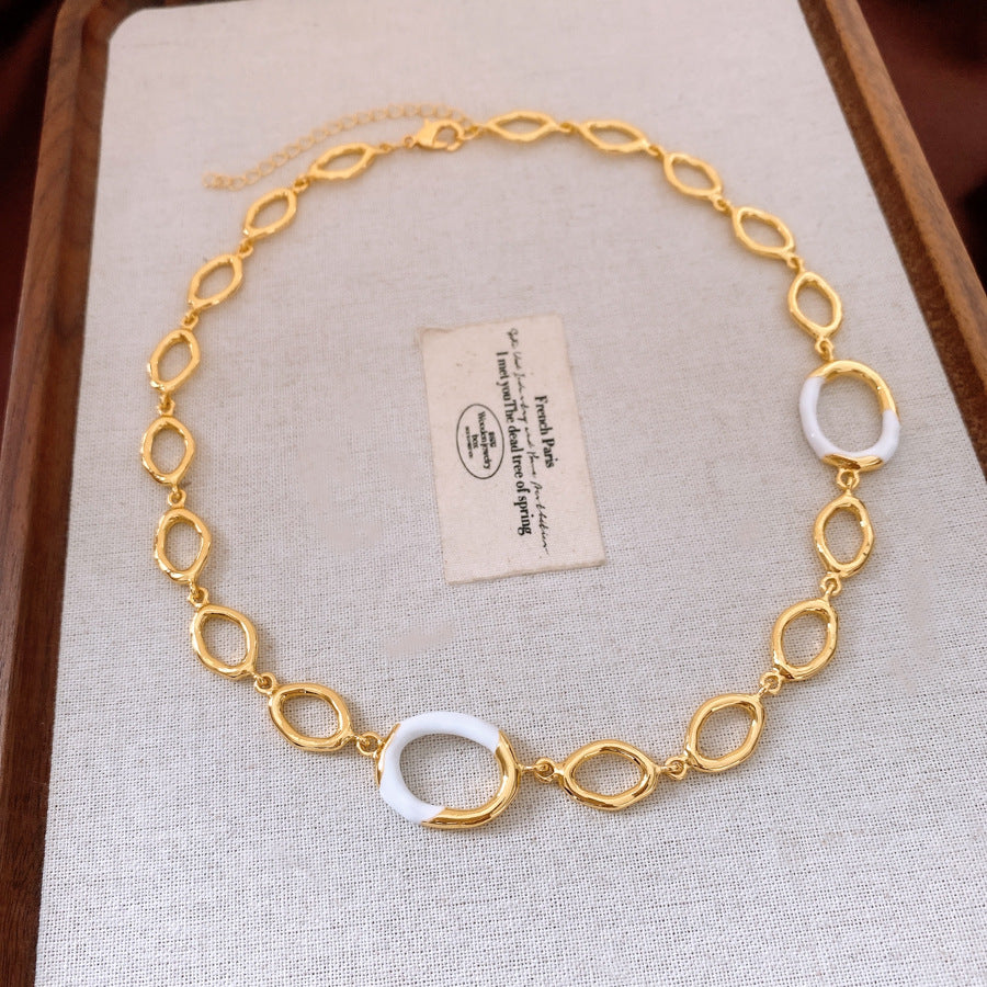 Hollow Bracelet Necklace And Earrings Suite