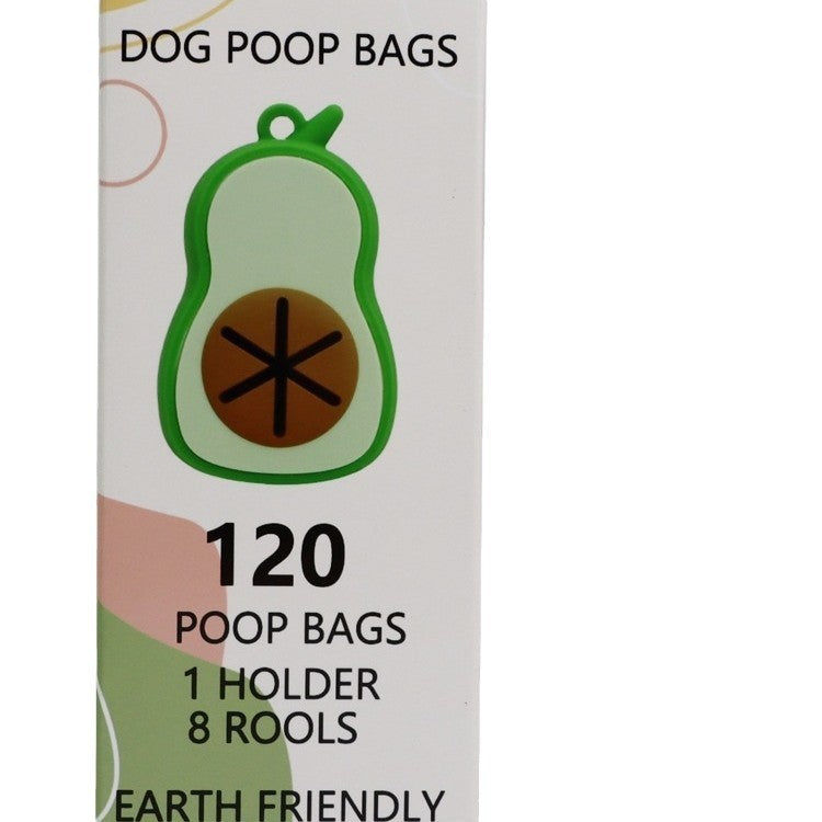 Silicone Pooper Scooper Dog Waste Bag Feces Avocado Clip