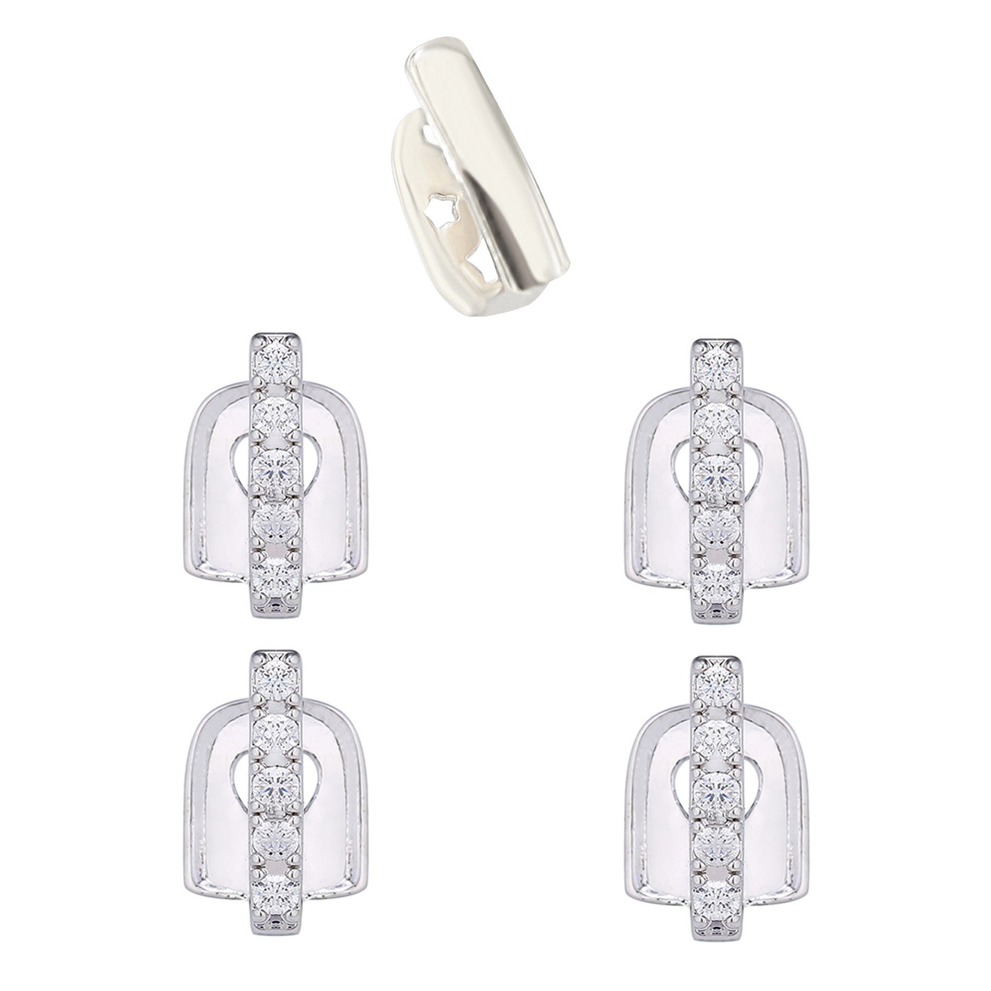 Three-piece Set Of Teeth Joint DIY Hip Hop