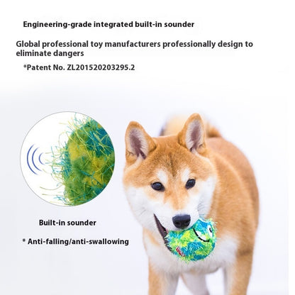 Plush Sound Molar Long Lasting Dog Toy Ball