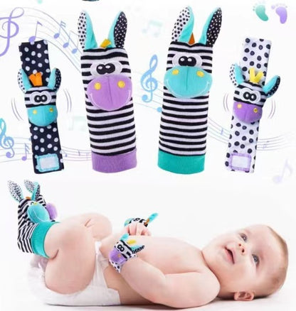 Baby Cartoon Bell Wrist Strap Or Socks