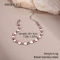 Temperamental Bracelet Color Zircon Non-fading High-grade Sense Ornament