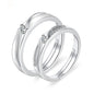 Moissanite Engagement Couple Couple Rings