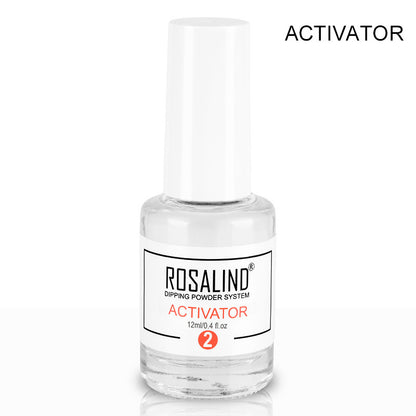 Wet powder nail polish