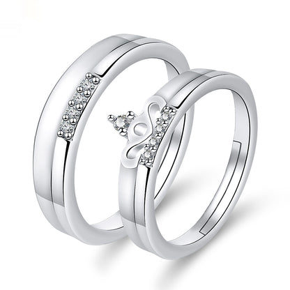 Moissanite Engagement Couple Couple Rings