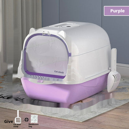 Oversized Enclosed Litter Box