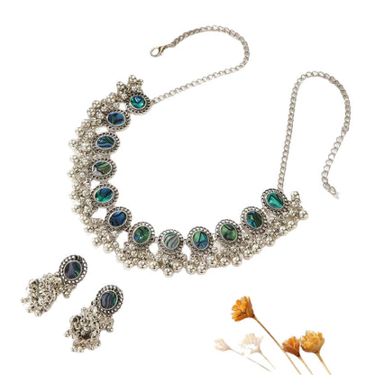 European And American Retro Indian Style Abalone Shell Bohemian Round Ethnic Style