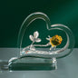 Home Valentine's Day Rose Heart-shaped Ornaments