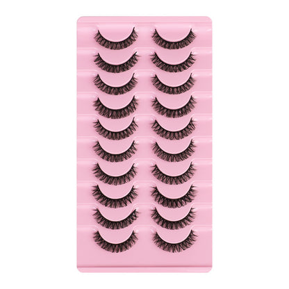 False Eyelashes, DD Curve, Thick, Eyelash, Ten Pairs