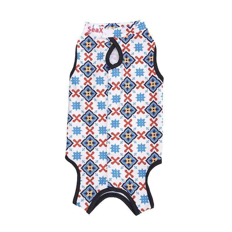 Cat Sterilization Clothing Post-operation Printing Series Four Seasons