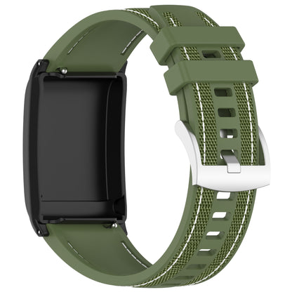 Woven Strap Watch Silicone Nylon Composite Wristband