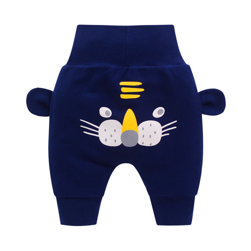 Big pp baby high waist belly protection pants
