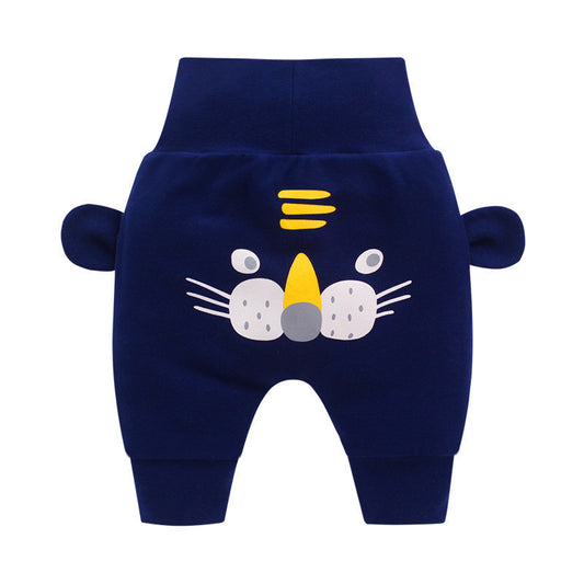 Big pp baby high waist belly protection pants