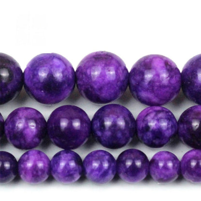 Charoite Chalcedony Stone Scattered Beads Diy Handmade Beaded