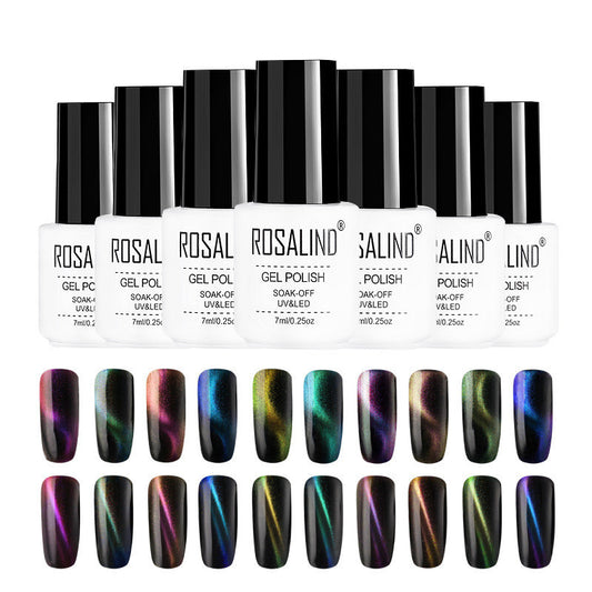 Cat's eye glue styles changeable DIY nail polish glue