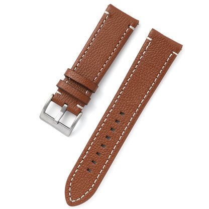 Leather Strap Business Men's Watch Band Double-sided Head Layer Cowhide Watch Accessories