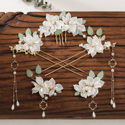 Tassel Full Set Antique Hair Clasp Chinese Style Classical Simplicity Hair Accessories