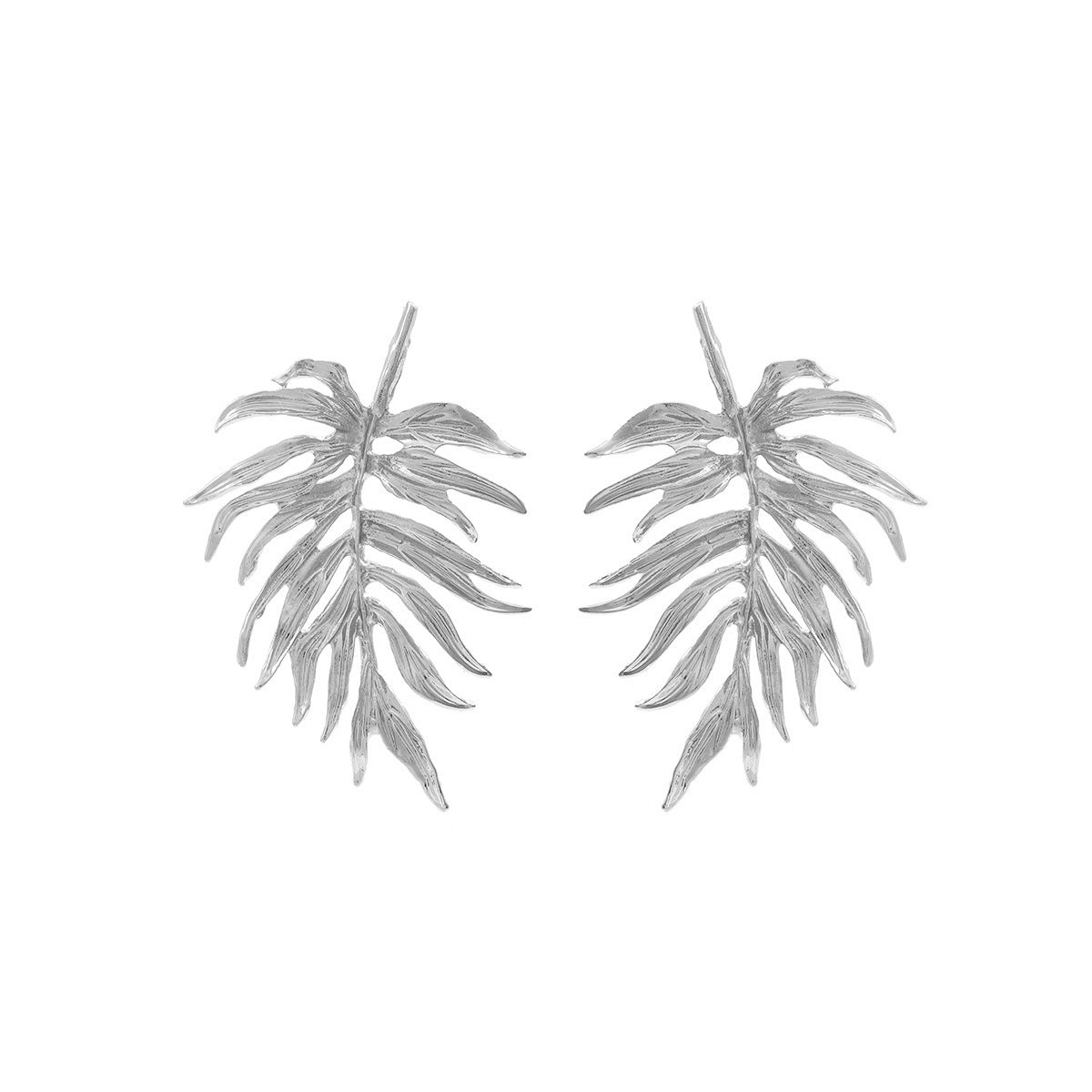 Leaves Simple Earrings Women's Advanced Design Cold Style