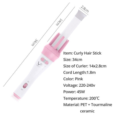 Rotating curling iron