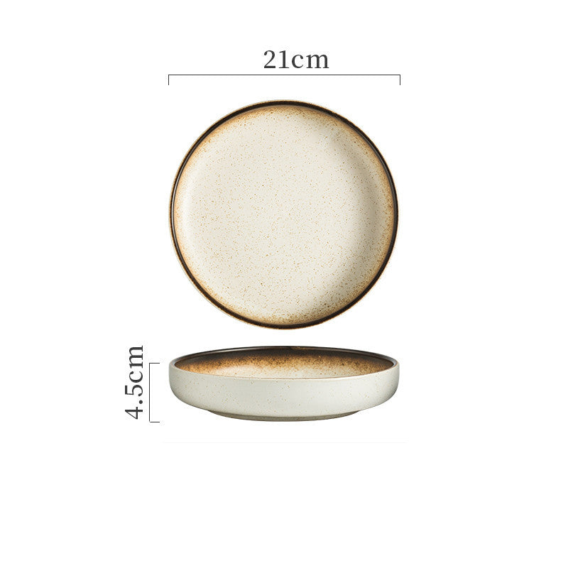 Japanese Ceramic Plates Sushi Dish Tableware Tray Cutlery