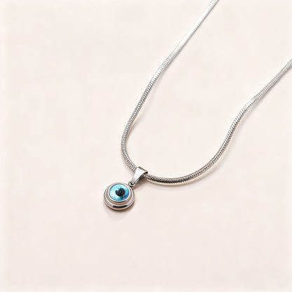 Angel Eyes Titanium Steel Necklace Men's Gold-plated Exquisite