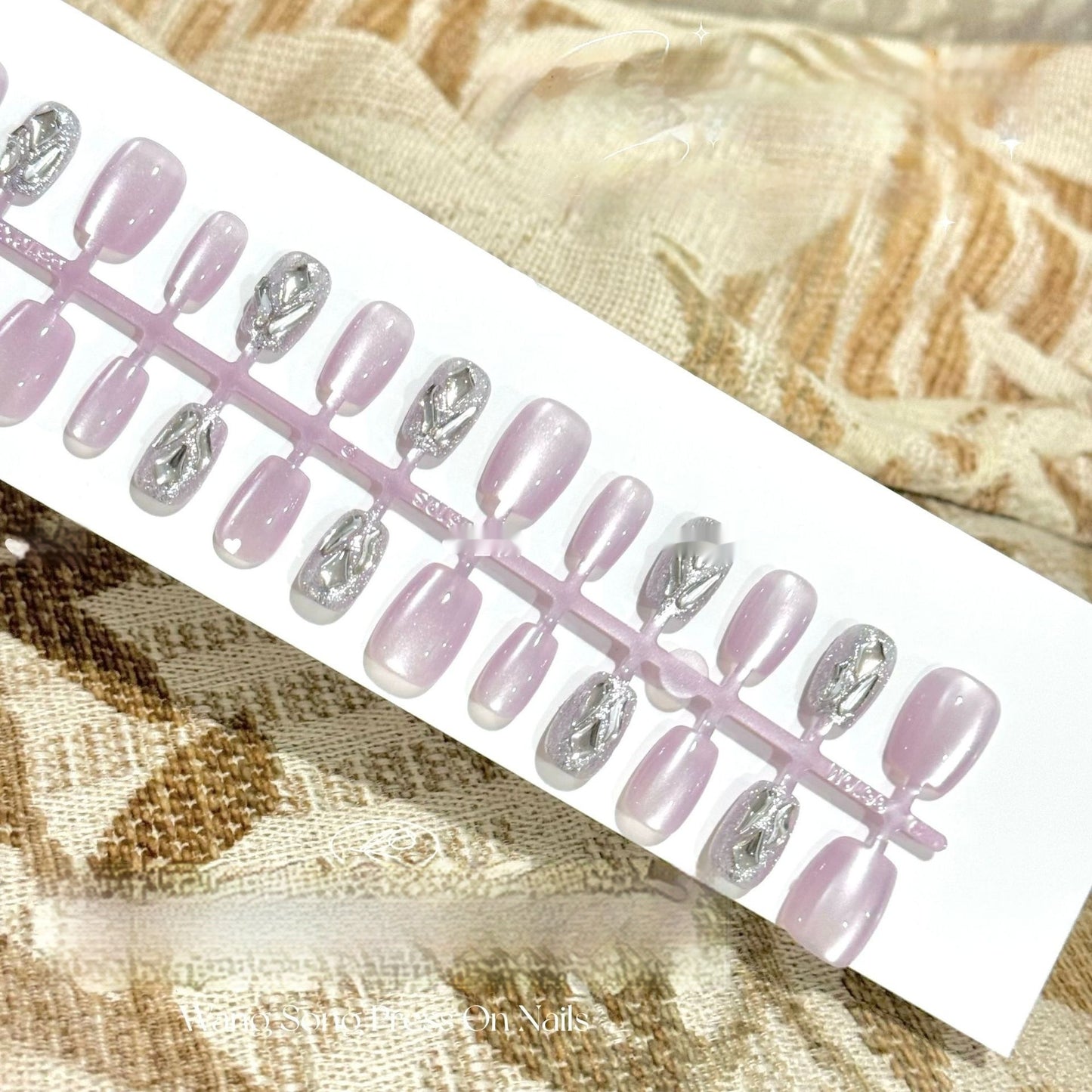 Mingchen Purple Moon Ins Cat Eye Internet Celebrity Wear Manicure